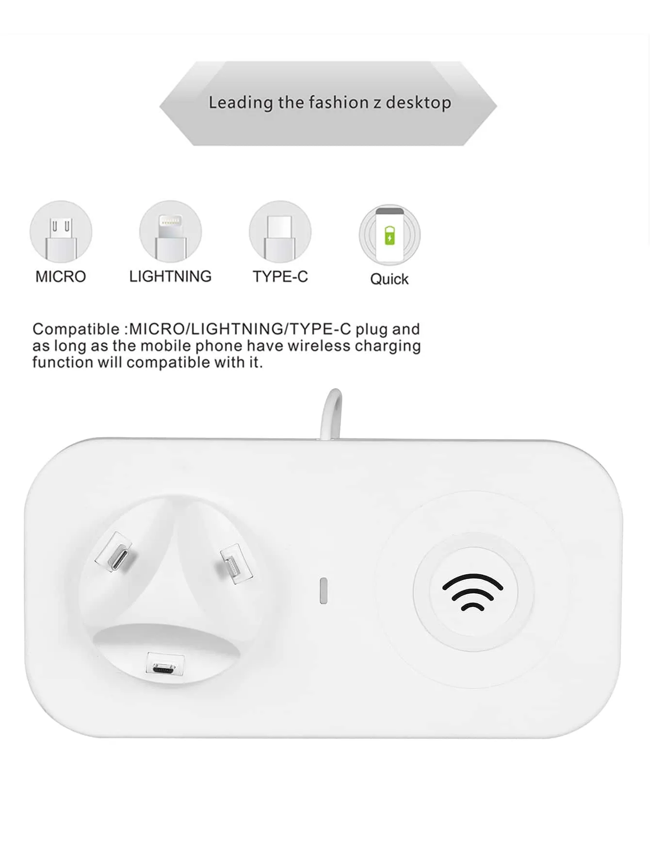 10W 3 In 1 Wireless Charger