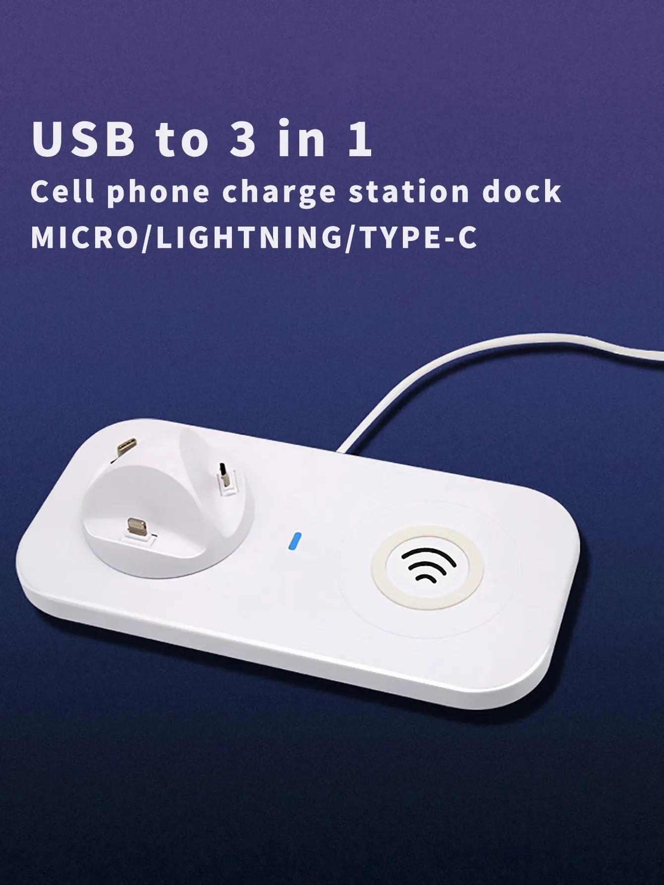10W 3 In 1 Wireless Charger