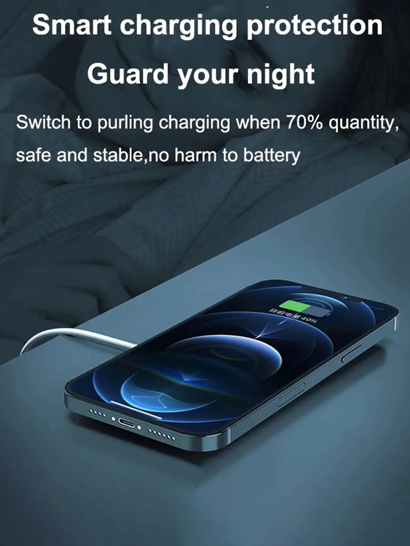 1pc 15W Wireless Charger Compatible With iPhone 12/13