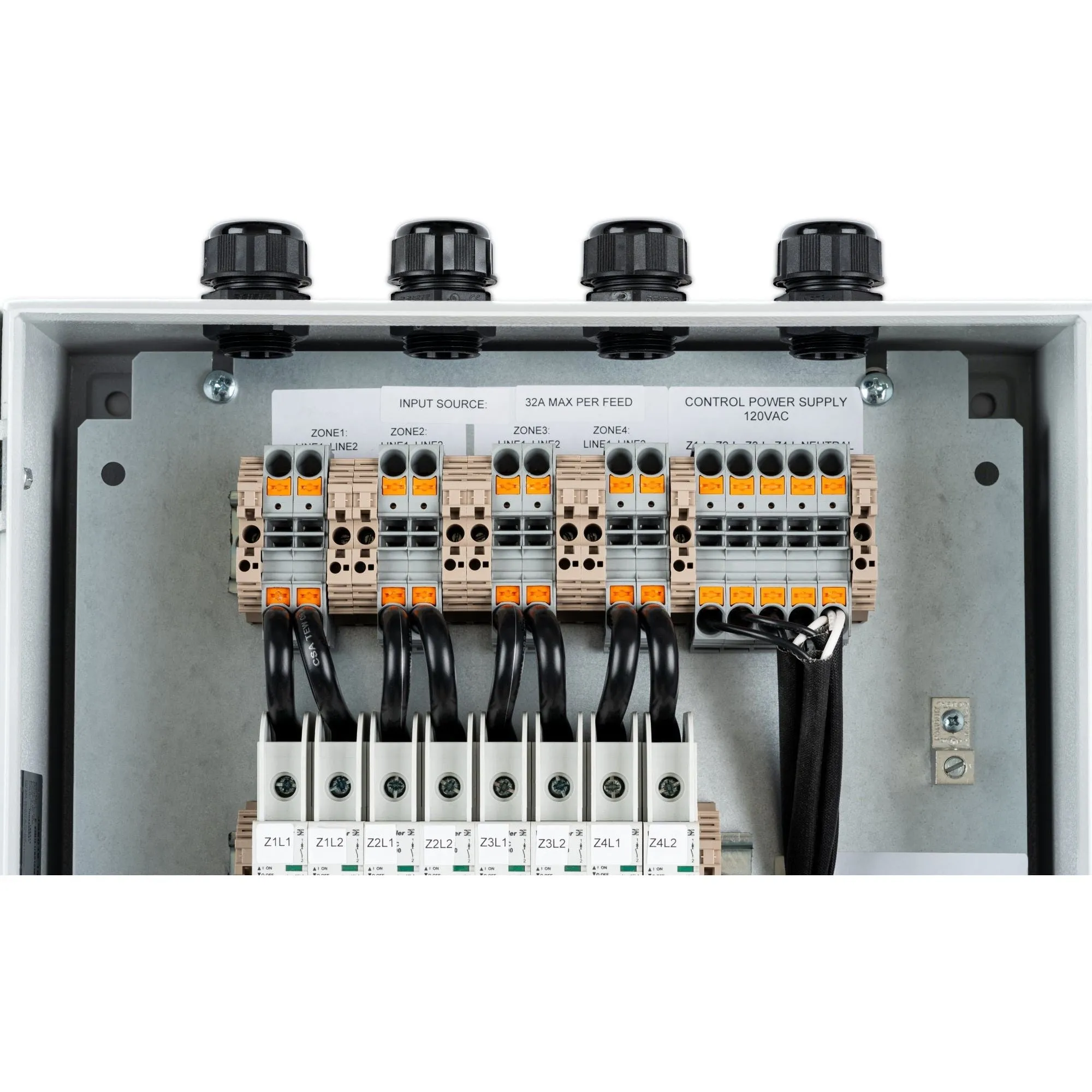 2 Zone 120V to 240V Contactor Box