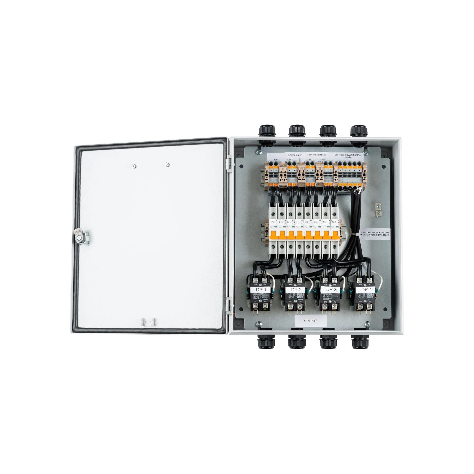 2 Zone 120V to 240V Contactor Box