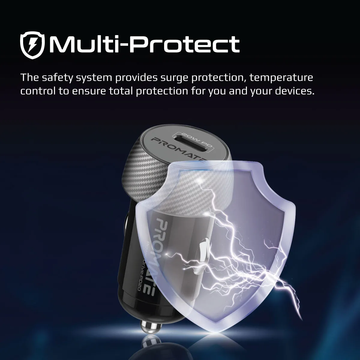 20W Mini Car Charger with Power Delivery