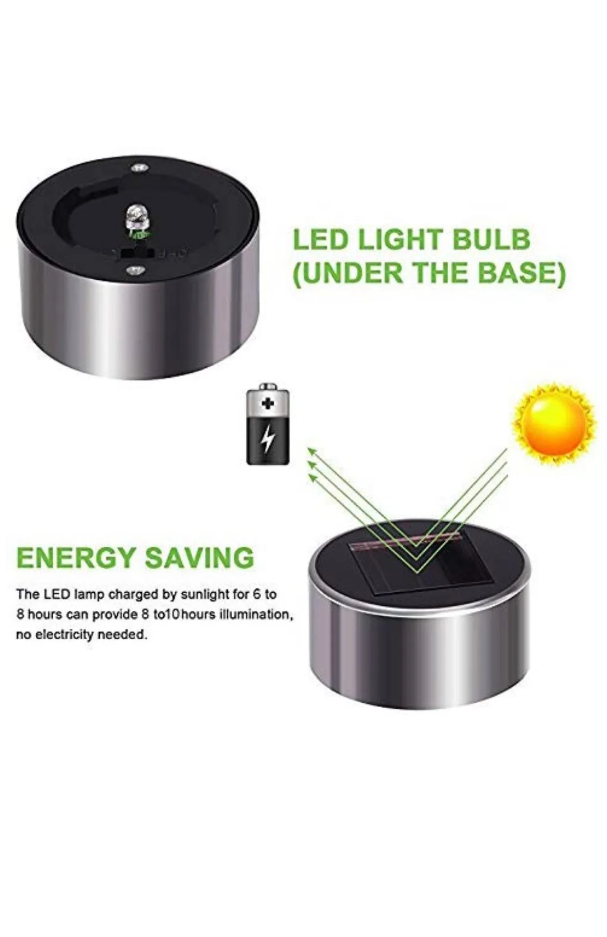 48 Pack Outdoor Stainless Steel Led Solar Power Light Lawn Garden Landscape Pathway