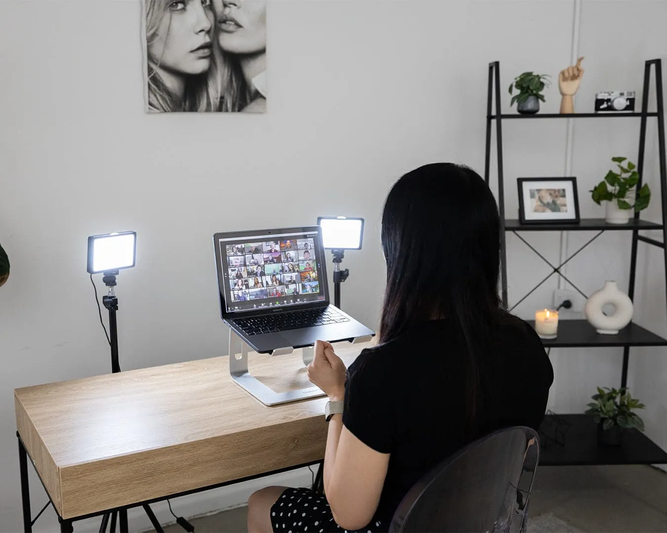 5.5" LED Photography Video Youtube Zoom Lighting Kit with Floor Stands - Crystal Air
