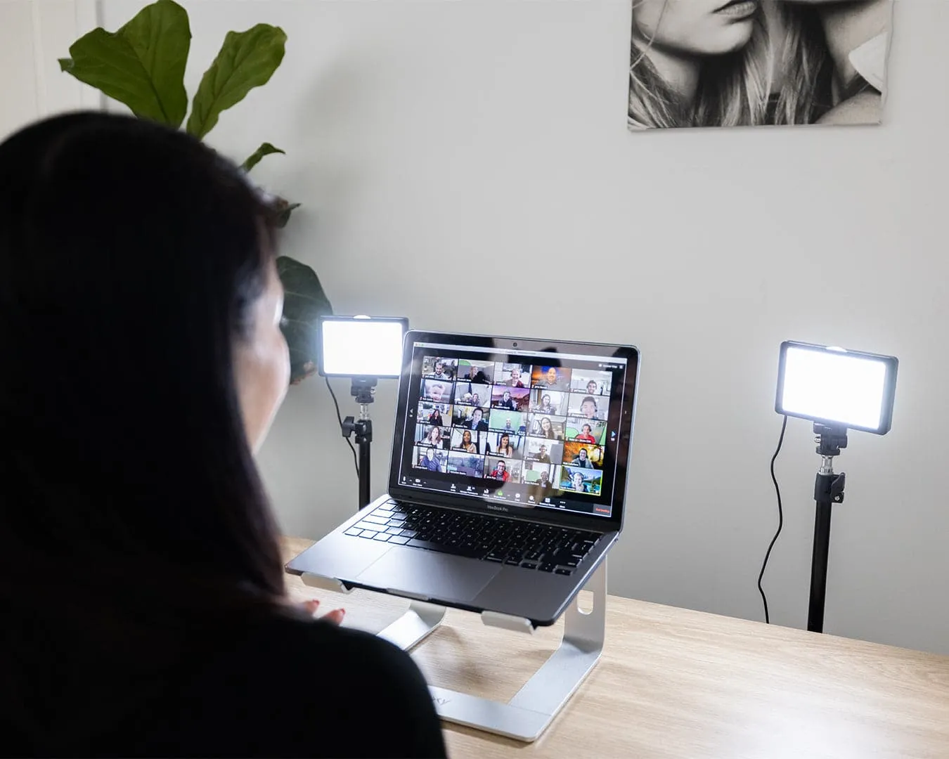 5.5" LED Photography Video Youtube Zoom Lighting Kit with Floor Stands - Crystal Air