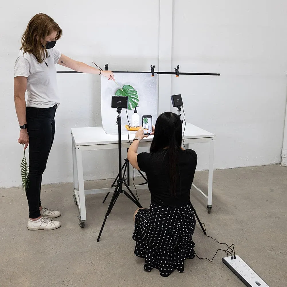 5.5" LED Photography Video Youtube Zoom Lighting Kit with Floor Stands - Crystal Air