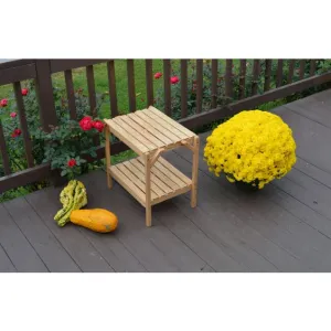 A & L Furniture Company Bent Oak End Table