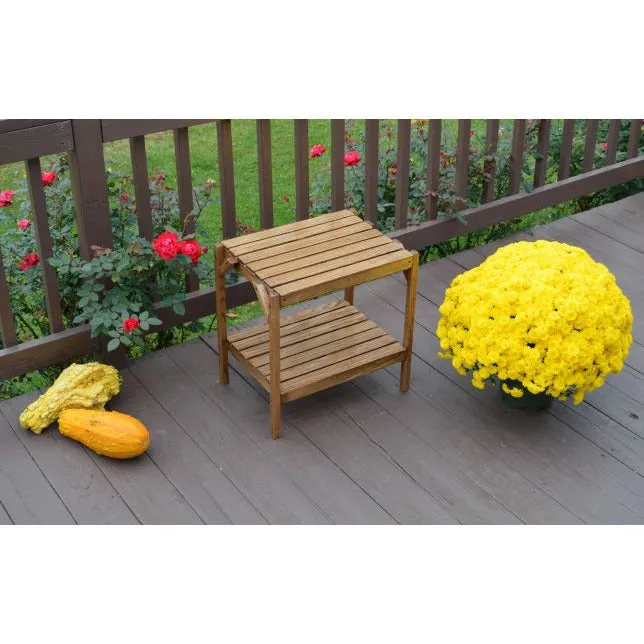 A & L Furniture Company Bent Oak End Table
