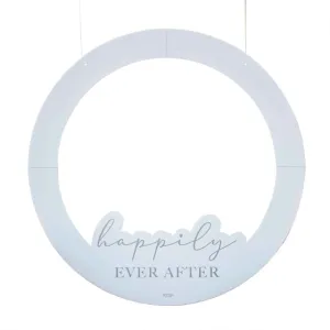 A Touch of Pampas Round Photo Booth Frame 68cm x 68cm Each