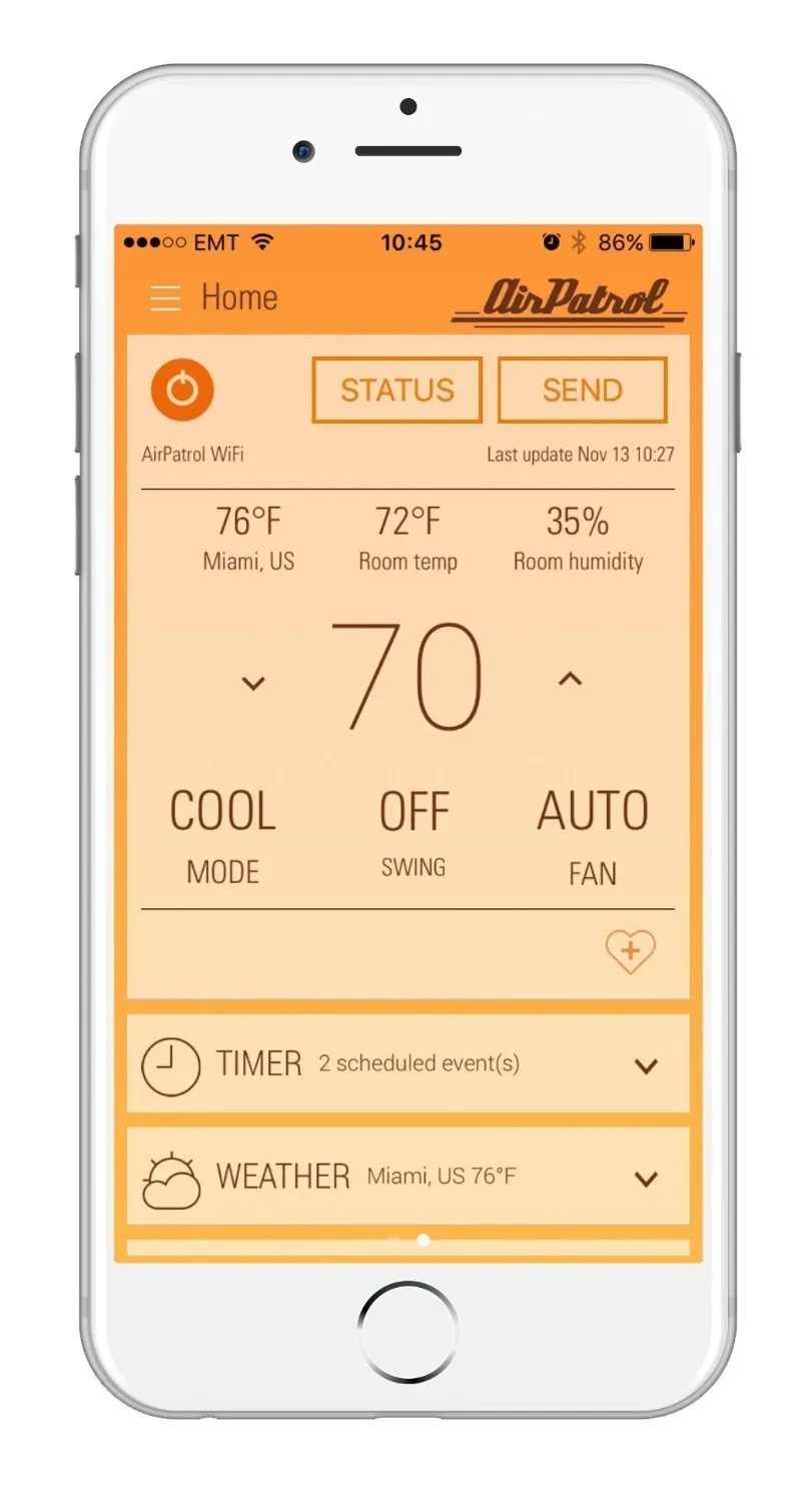 AirPatrol WiFi Control Your Split Air Conditioner with Smartphone from Anywhere