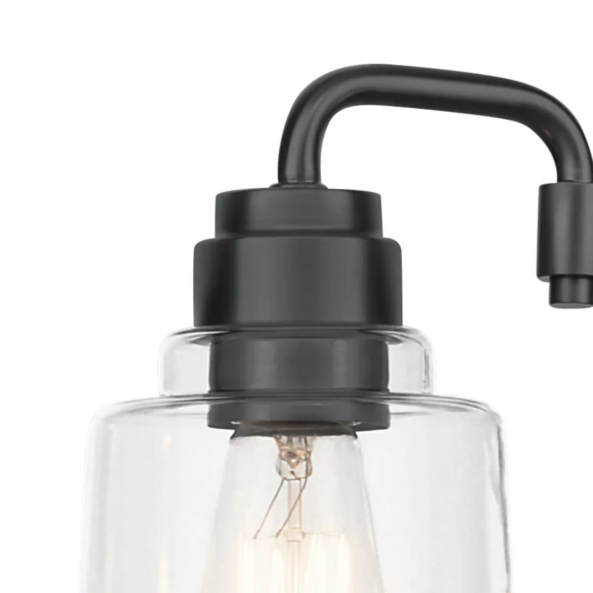 Aivian 23 in. 3 Lights Chandelier Black finish