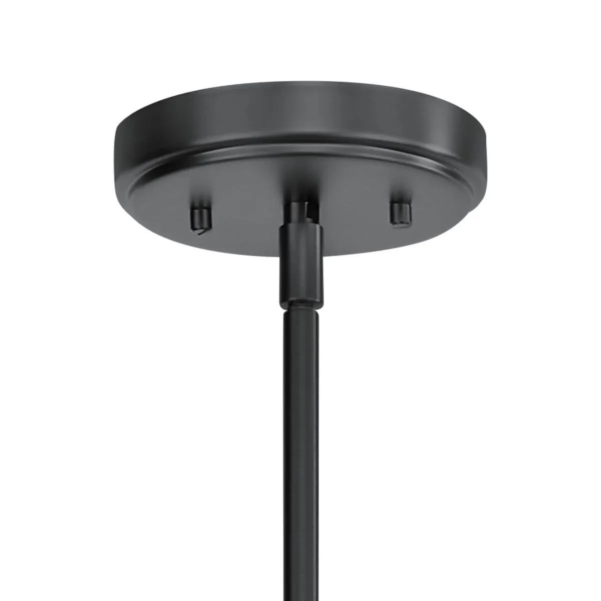 Aivian 23 in. 3 Lights Chandelier Black finish