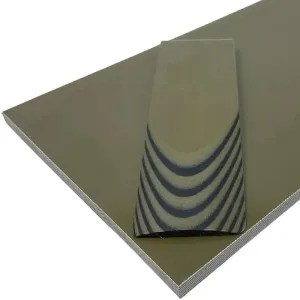 AmeraGrip G10 with Nitrile Rubber- OD Green G10 and Black- 1/4" Sheets