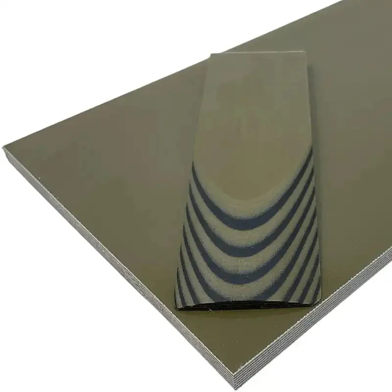 AmeraGrip G10 with Nitrile Rubber- OD Green G10 and Black- 1/4" Sheets