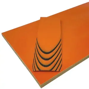 AmeraGrip G10 with Nitrile Rubber- Orange w/ Black Nitrile- 1/4" Sheets