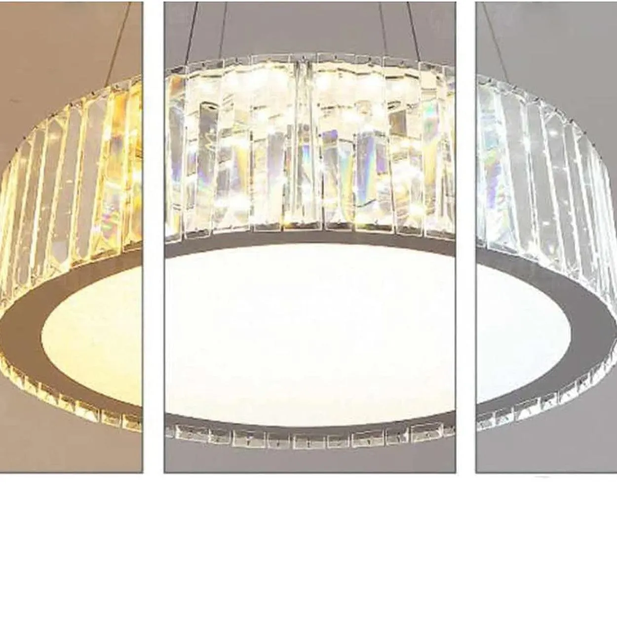 ANKUR IVY CRYSTAL LED CHANDELIER ROUND