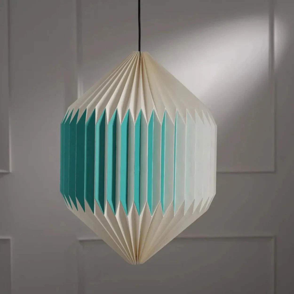 ANKUR NEBULA ORIGAMI PENDANT LIGHT- PAPER HANDPLEATING HANGING LIGHT