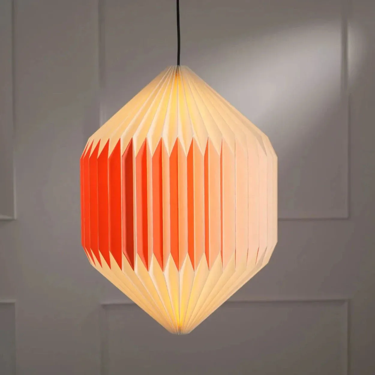 ANKUR NEBULA ORIGAMI PENDANT LIGHT- PAPER HANDPLEATING HANGING LIGHT