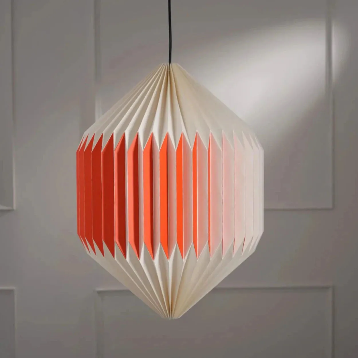 ANKUR NEBULA ORIGAMI PENDANT LIGHT- PAPER HANDPLEATING HANGING LIGHT