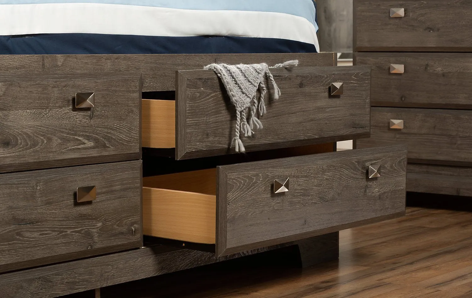 Appleton Full Storage Bed - Grey