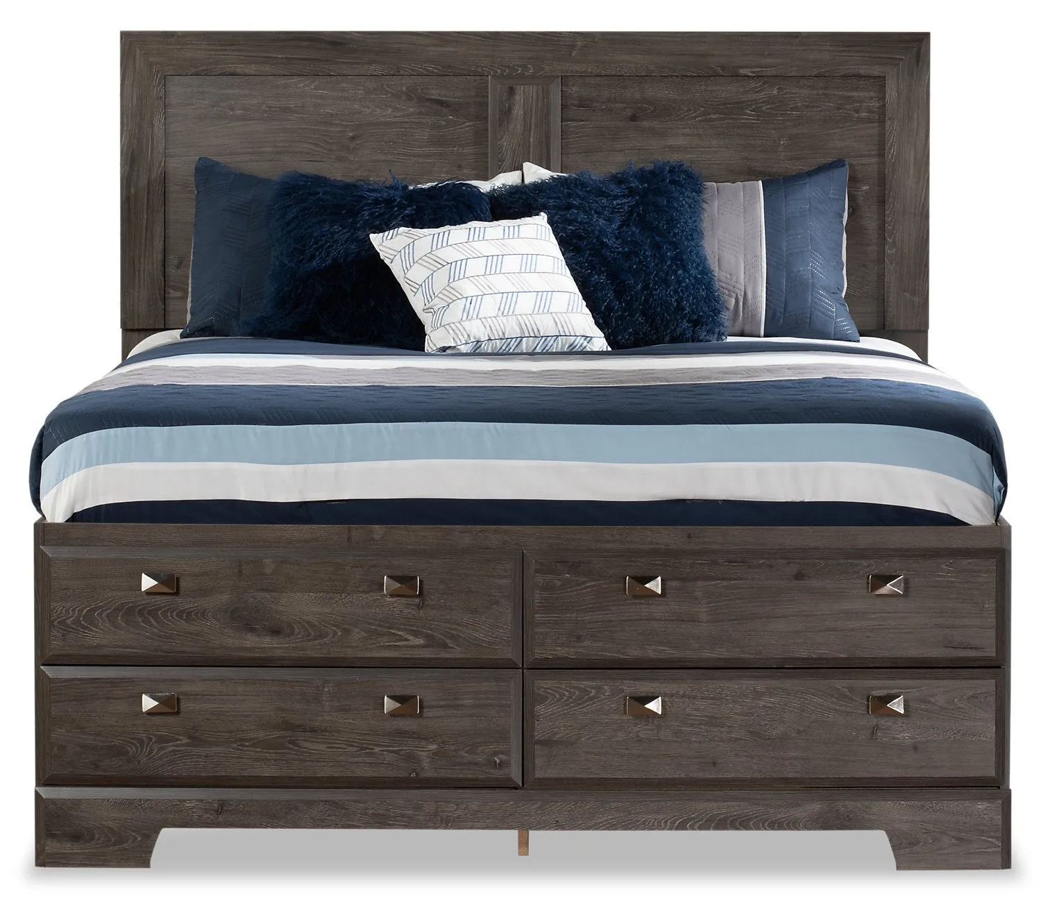 Appleton Full Storage Bed - Grey