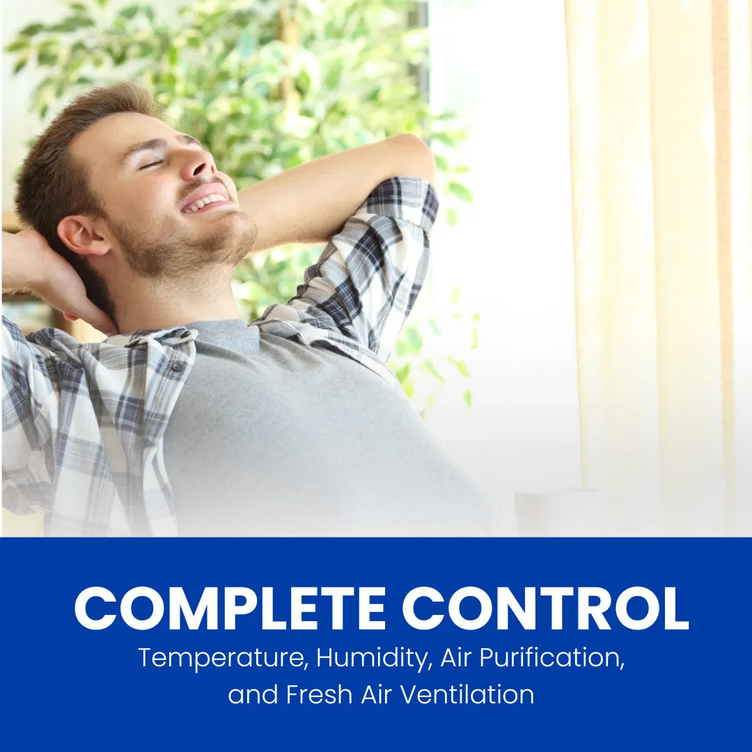 AprilAire 8910W Wifi Programmable Touch Screen, Indoor Air Quality Thermostat, Works with Amazon Alexa and Google Assistant