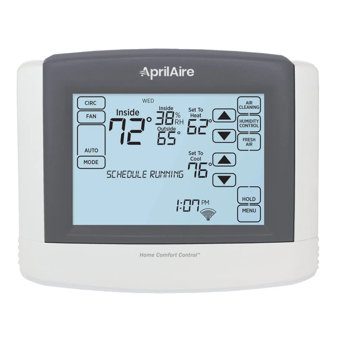 AprilAire 8910W Wifi Programmable Touch Screen, Indoor Air Quality Thermostat, Works with Amazon Alexa and Google Assistant