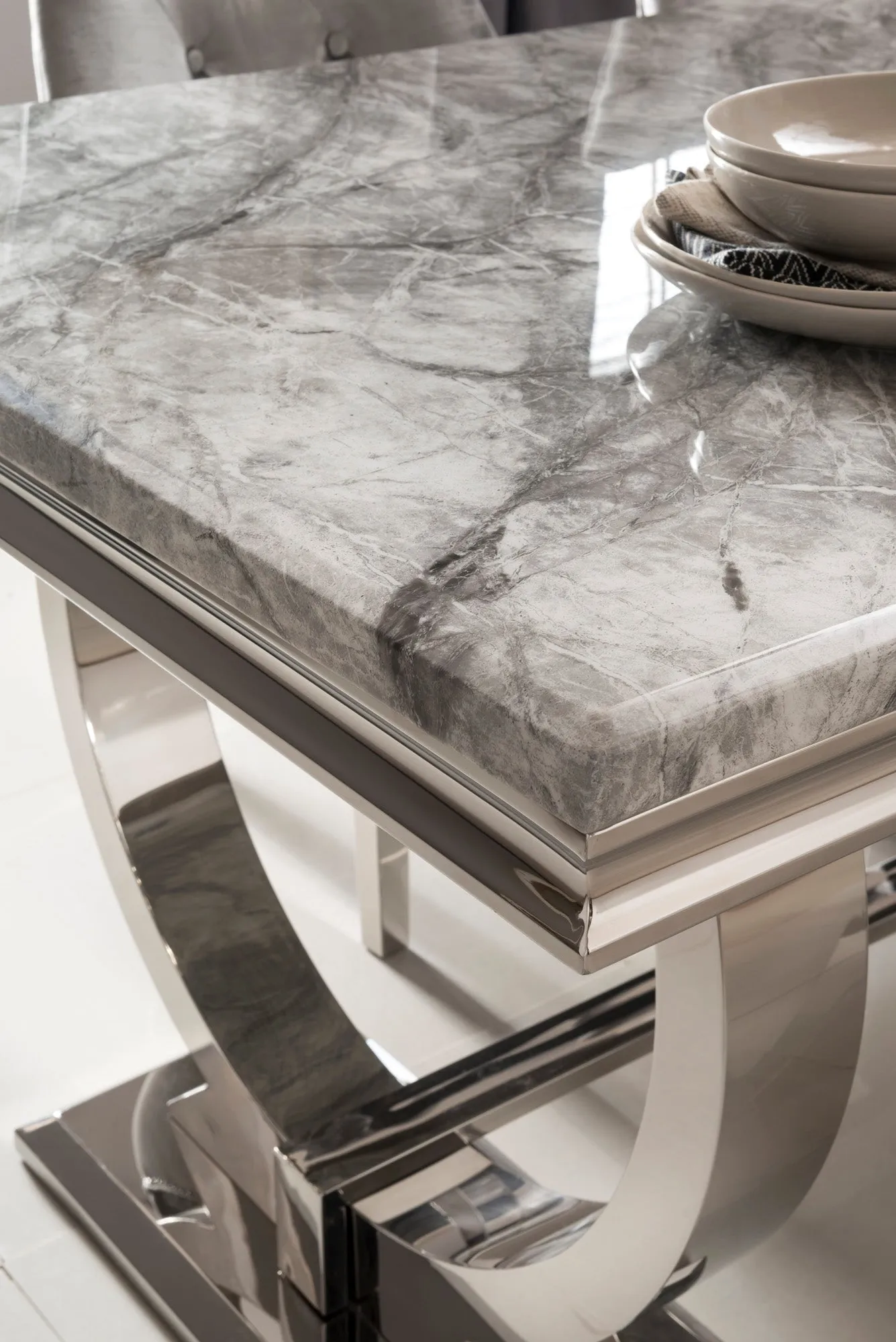 Arianna Dining Table 1.8m - Grey