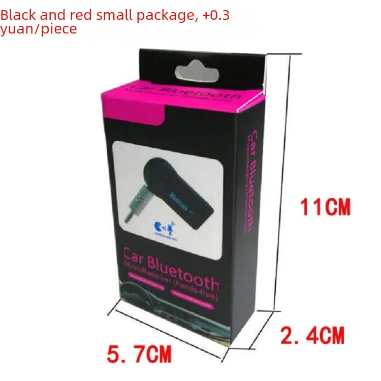 AUX 3.5mm Car Bluetooth Receiver - Plug & Play Audio Adapter with Bluetooth 5.0