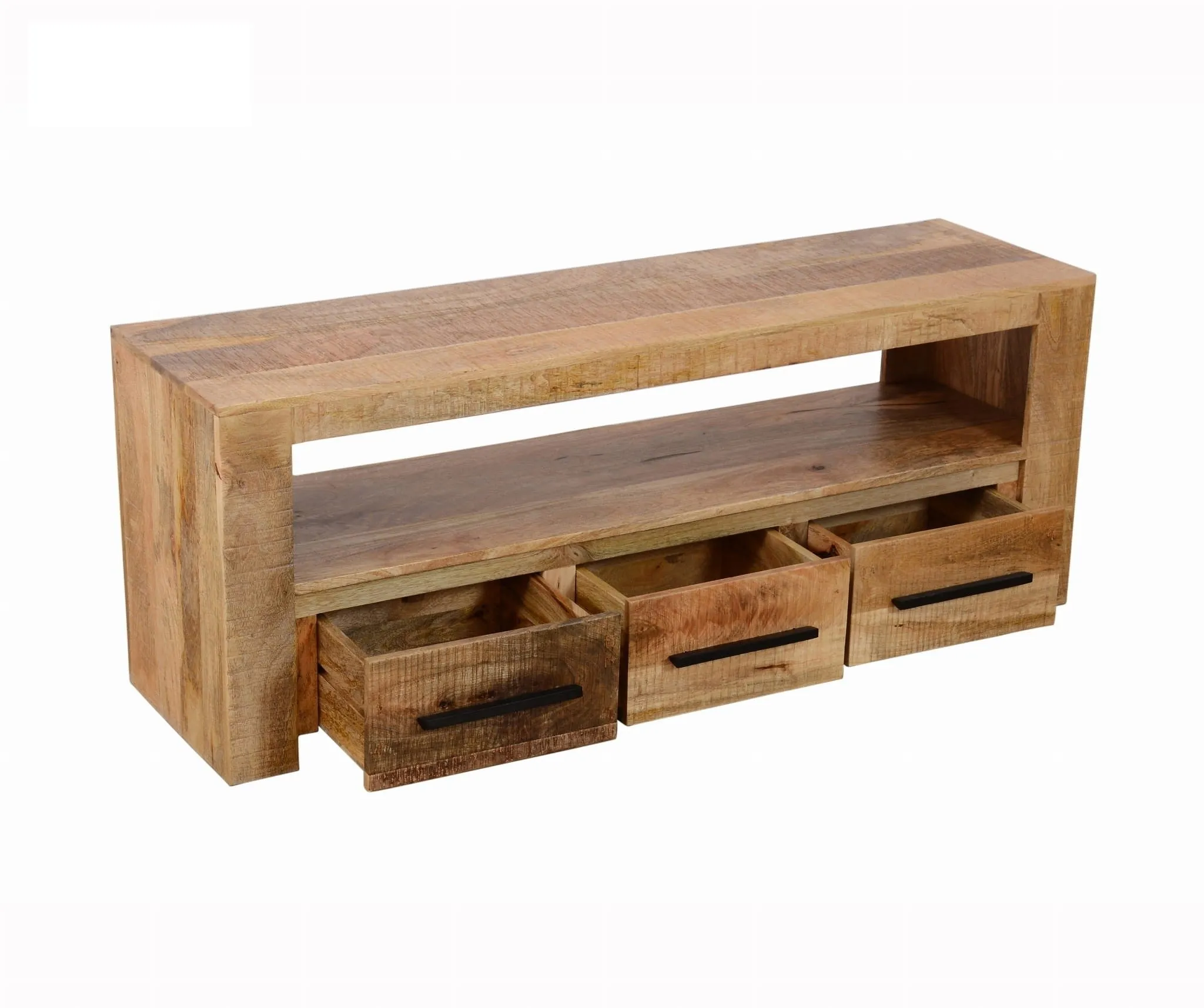 AVALON INDIAN WOODEN ZEN MANGO RUSTIC T.V CABINET L