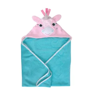 Baby Snow Terry Hooded Bath Towel - Allie Alicorn