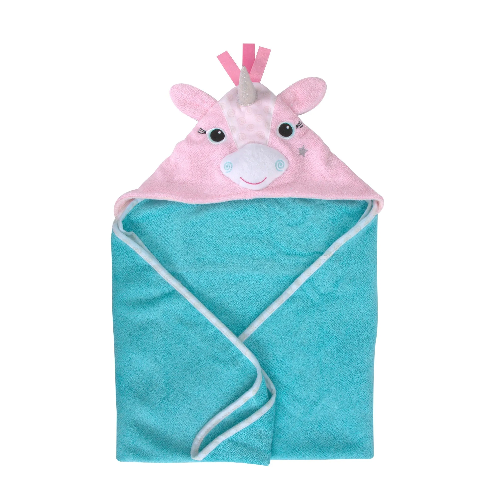 Baby Snow Terry Hooded Bath Towel - Allie Alicorn