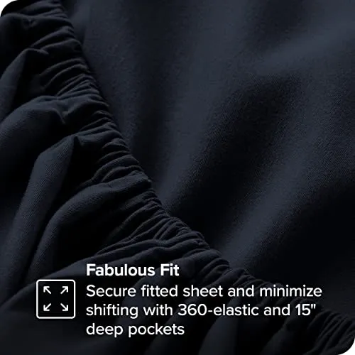 Bare Home Full Sheet Set - 1800 Ultra-Soft Microfiber Full Bed Sheets -