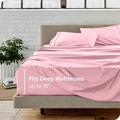 Bare Home Full Sheet Set - 1800 Ultra-Soft Microfiber Full Bed Sheets -