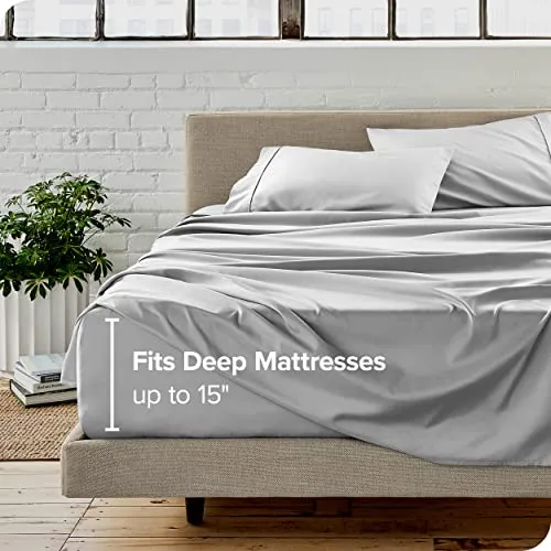 Bare Home Full Sheet Set - 1800 Ultra-Soft Microfiber Full Bed Sheets -