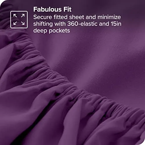 Bare Home Full Sheet Set - 1800 Ultra-Soft Microfiber Full Bed Sheets -