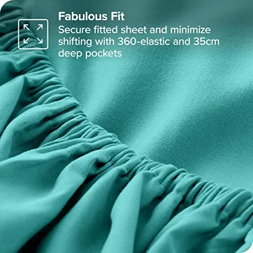Bare Home Full Sheet Set - 1800 Ultra-Soft Microfiber Full Bed Sheets -