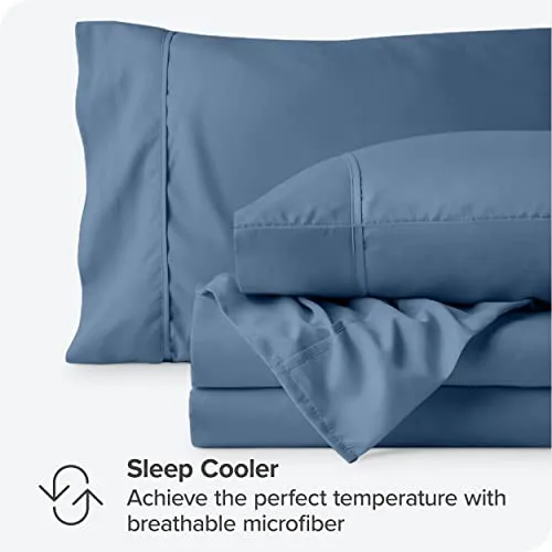 Bare Home Full Sheet Set - 1800 Ultra-Soft Microfiber Full Bed Sheets -