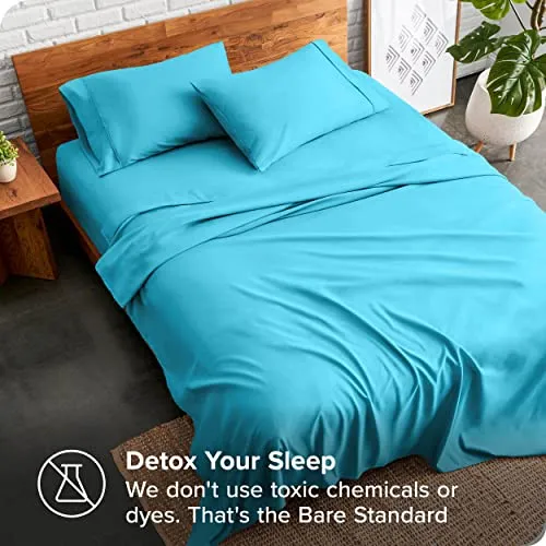 Bare Home Full Sheet Set - 1800 Ultra-Soft Microfiber Full Bed Sheets -
