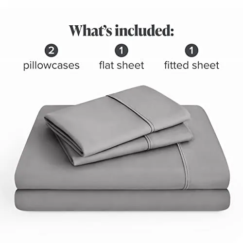 Bare Home Full Sheet Set - 1800 Ultra-Soft Microfiber Full Bed Sheets -