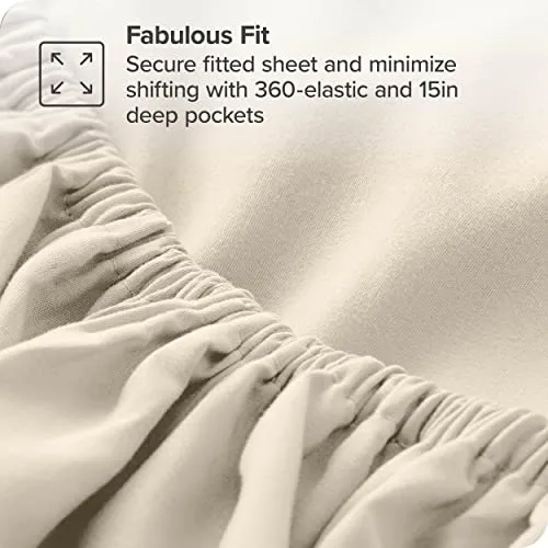 Bare Home Full Sheet Set - 1800 Ultra-Soft Microfiber Full Bed Sheets -