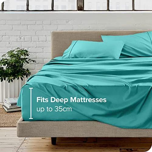 Bare Home Full Sheet Set - 1800 Ultra-Soft Microfiber Full Bed Sheets -
