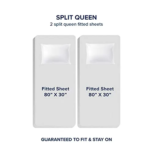 Bare Home Full Sheet Set - 1800 Ultra-Soft Microfiber Full Bed Sheets -