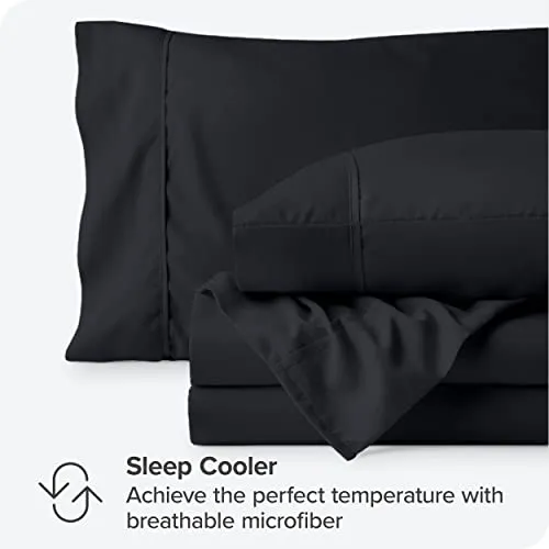 Bare Home Full Sheet Set - 1800 Ultra-Soft Microfiber Full Bed Sheets -