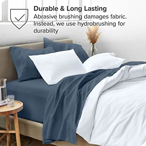 Bare Home Full Sheet Set - 1800 Ultra-Soft Microfiber Full Bed Sheets -