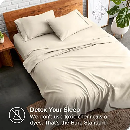 Bare Home Full Sheet Set - 1800 Ultra-Soft Microfiber Full Bed Sheets -