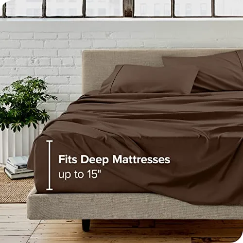 Bare Home Full Sheet Set - 1800 Ultra-Soft Microfiber Full Bed Sheets -