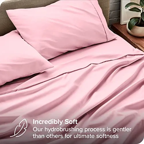 Bare Home Full Sheet Set - 1800 Ultra-Soft Microfiber Full Bed Sheets -