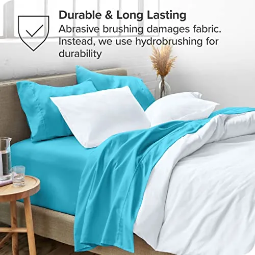 Bare Home Full Sheet Set - 1800 Ultra-Soft Microfiber Full Bed Sheets -