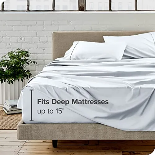 Bare Home Full Sheet Set - 1800 Ultra-Soft Microfiber Full Bed Sheets -